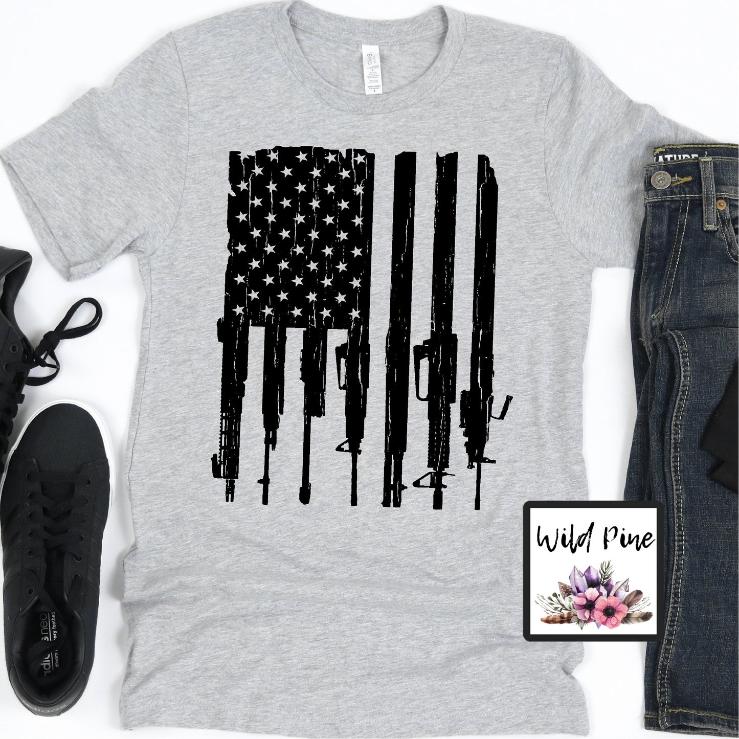 G*** American Flag (black)