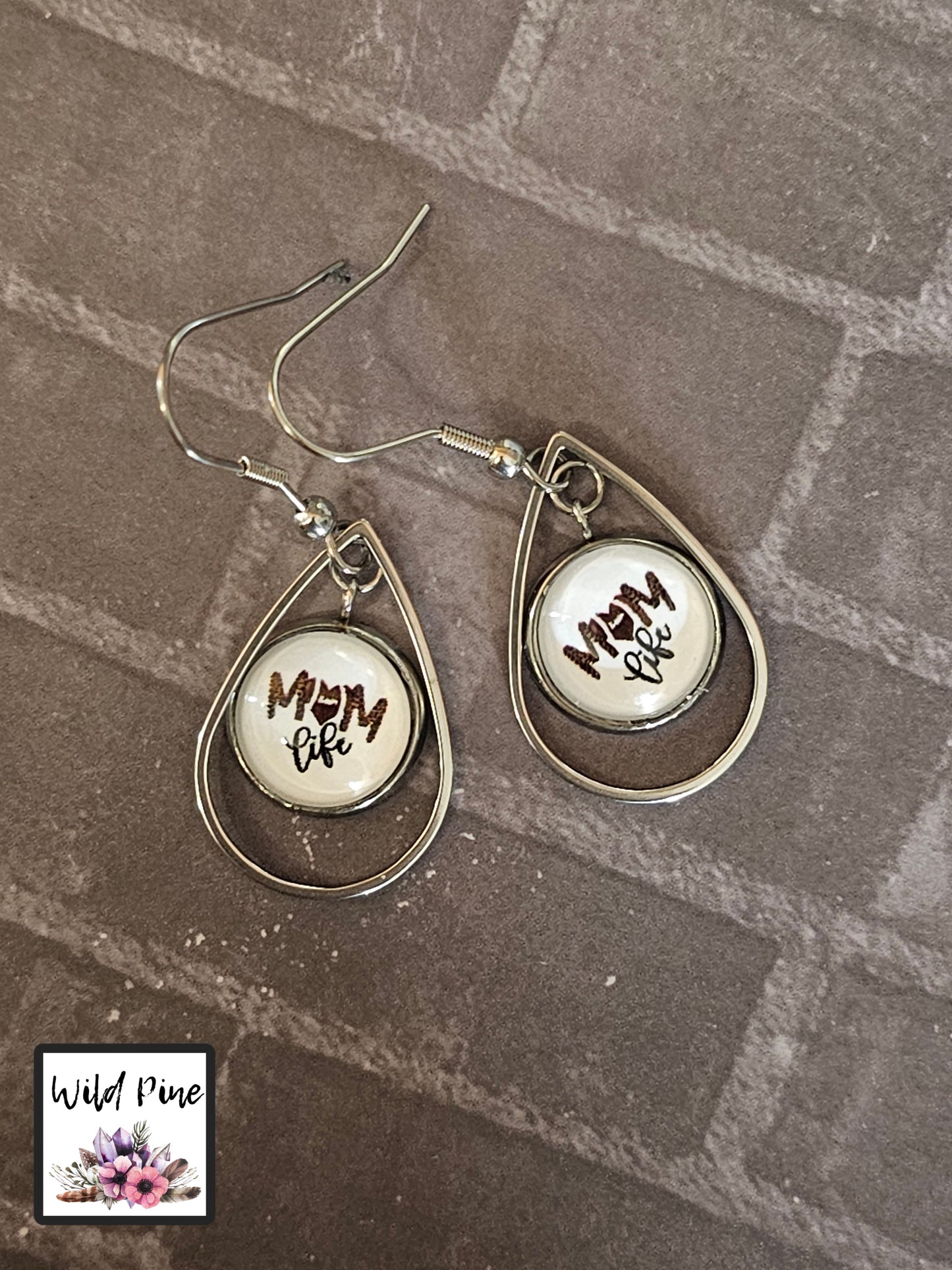 Football Mom 12MM TEAR DROP