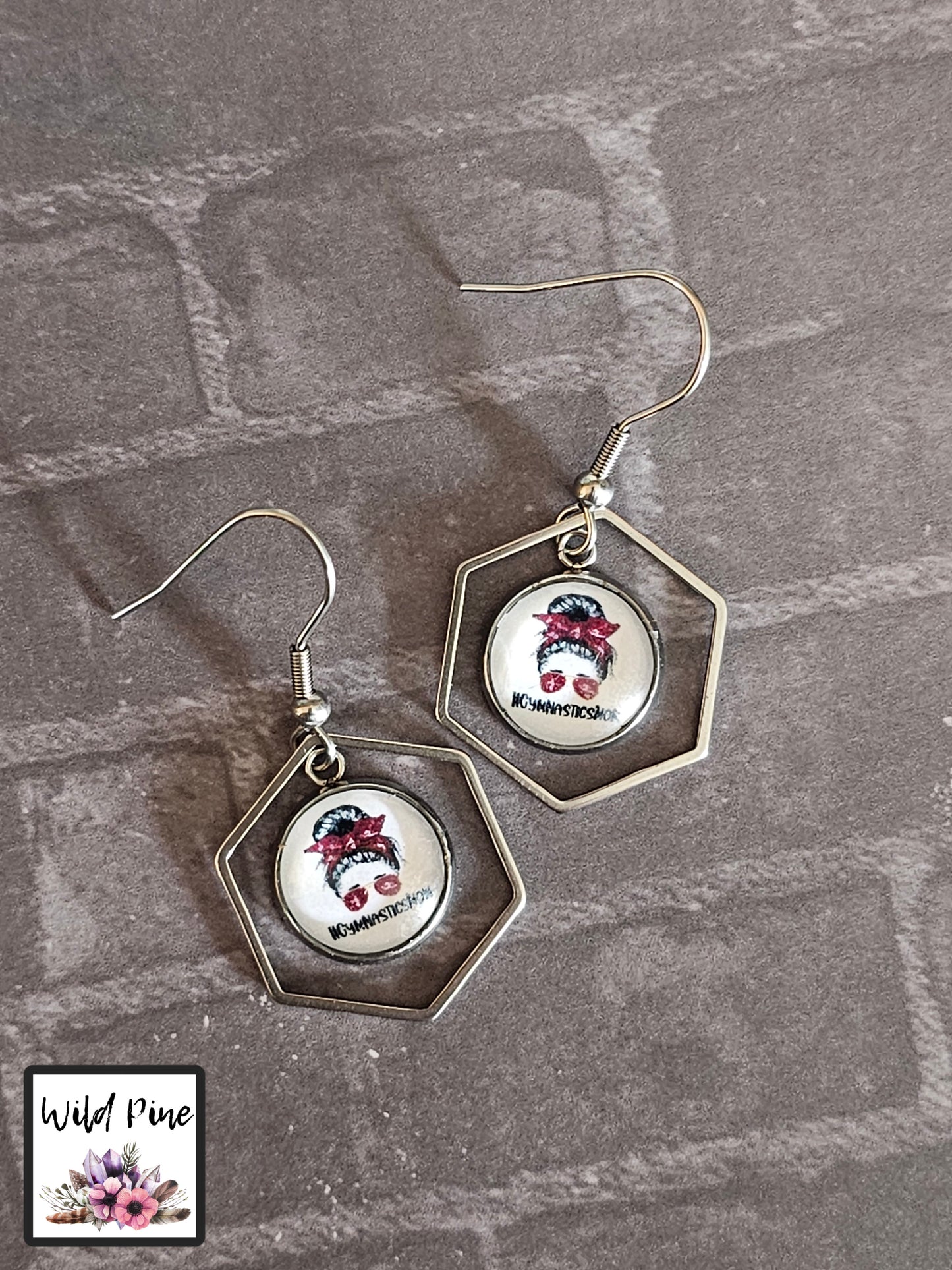 #GYMNASTICMOM 12MM HEXAGON