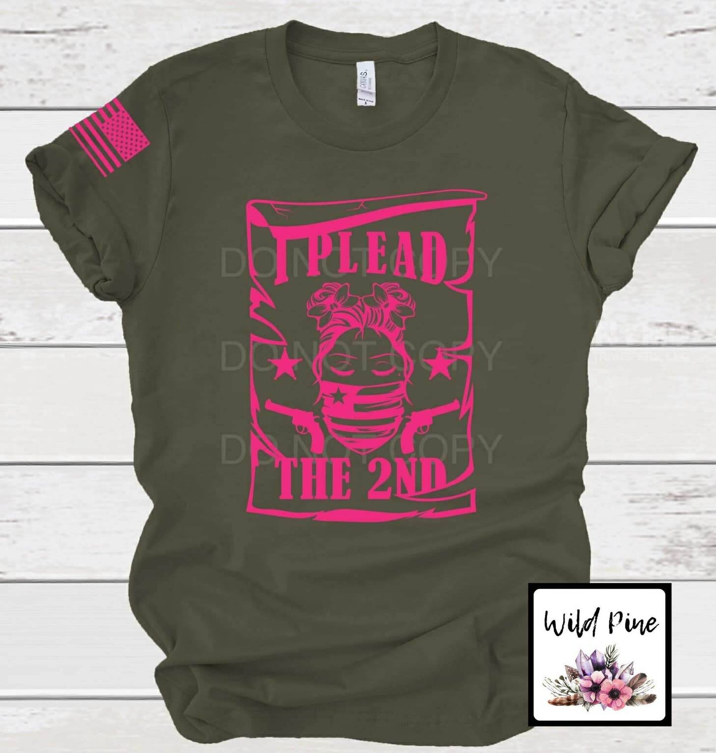 I Plead The 2nd Messy Bun