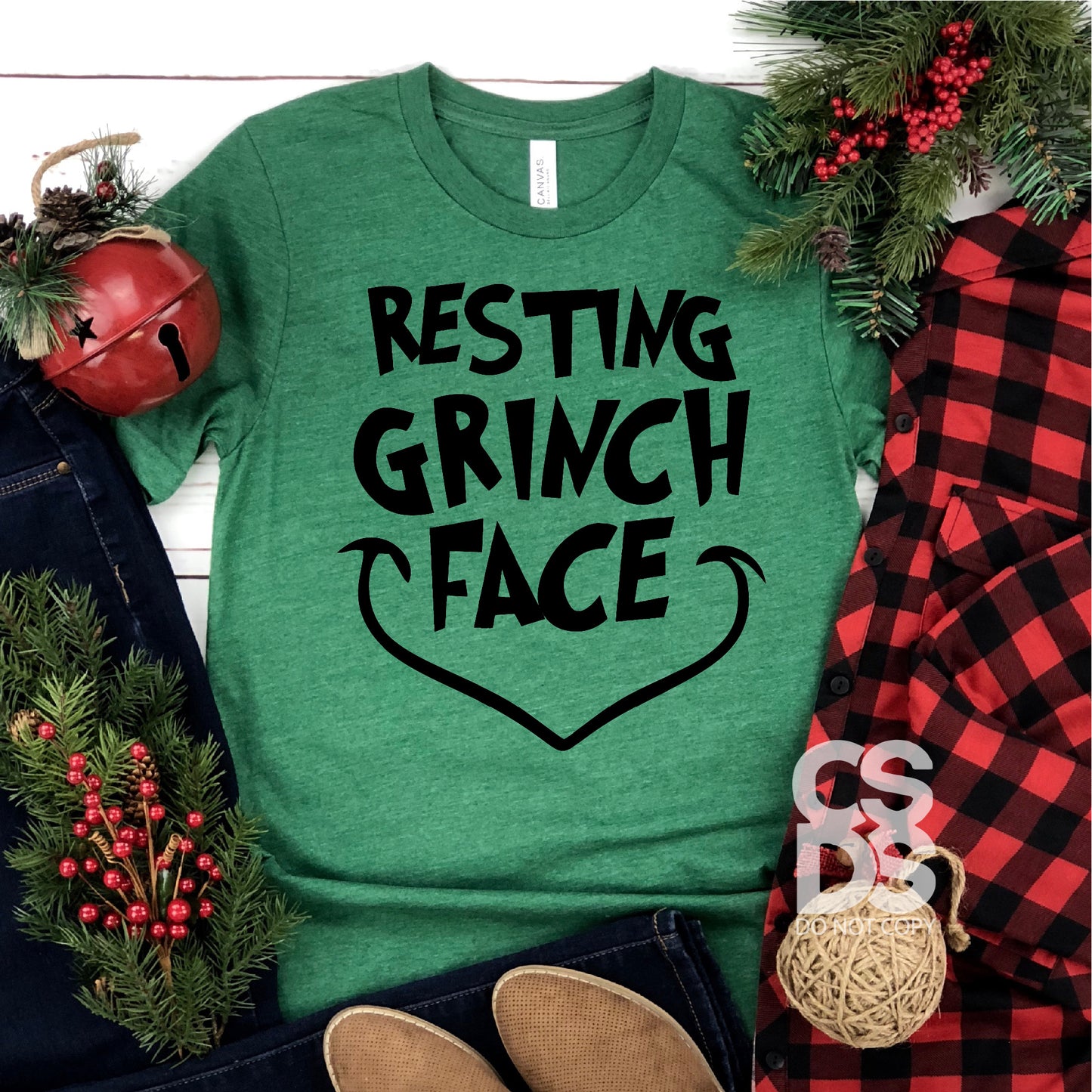 RESTING GRINCH FACE