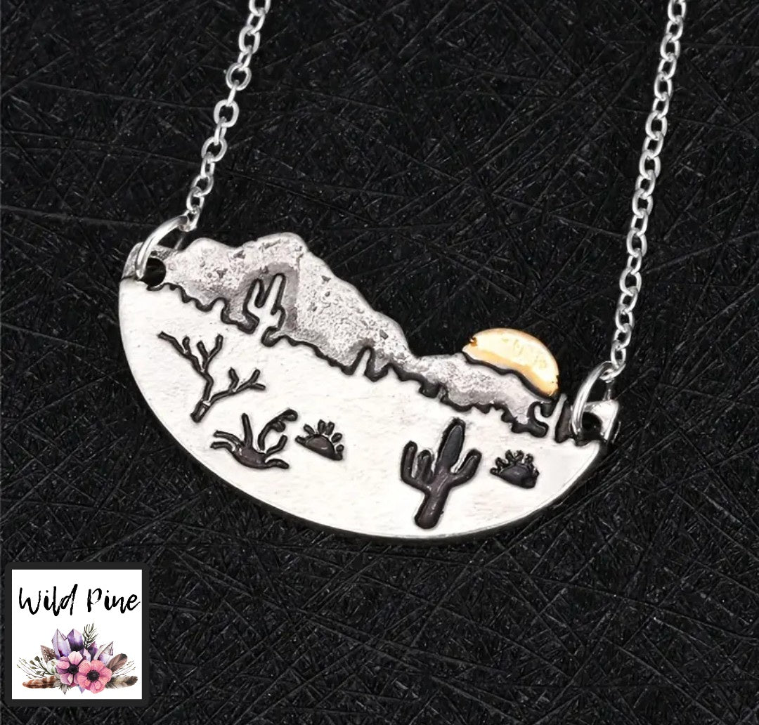 Desert Cactus Pendnet