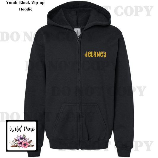 Electric Dance Zip-Up Hoodies