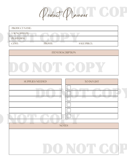 Product Planner