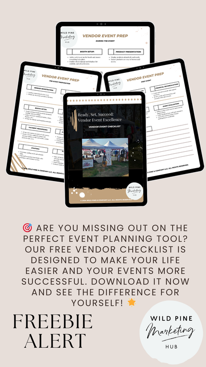 FREE Vendor Checklist